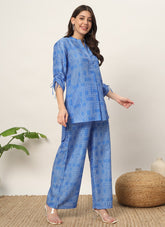 Blue Colour Salwar Suit Looking Superior